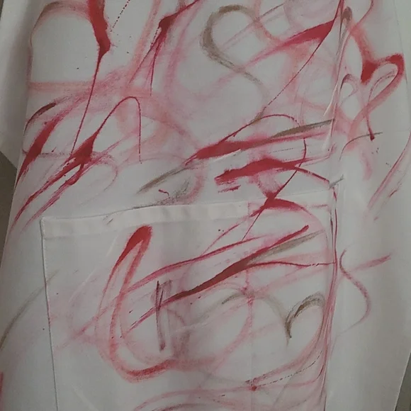 Custom Painted Wearable Art Apron #1501 - Picture 6 of 6